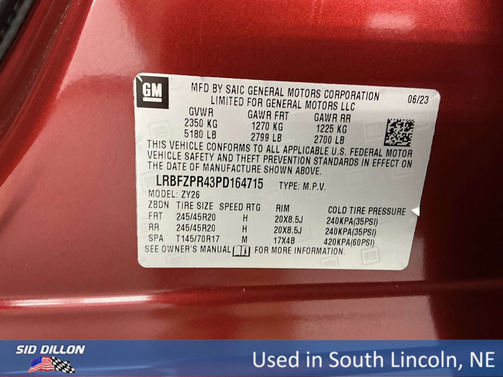 Used 2023 Buick Envision Essence w/ Sport Touring Package image 13