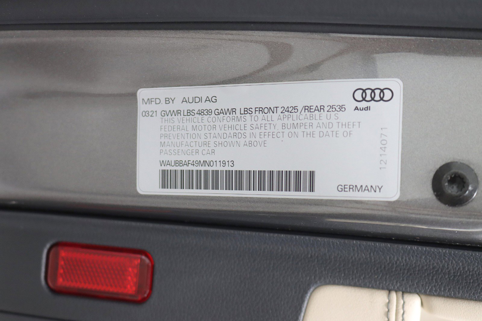 Used 2021 Audi A4 2.0T Premium Plus w/ Premium Plus Package AWD/4WD image 40