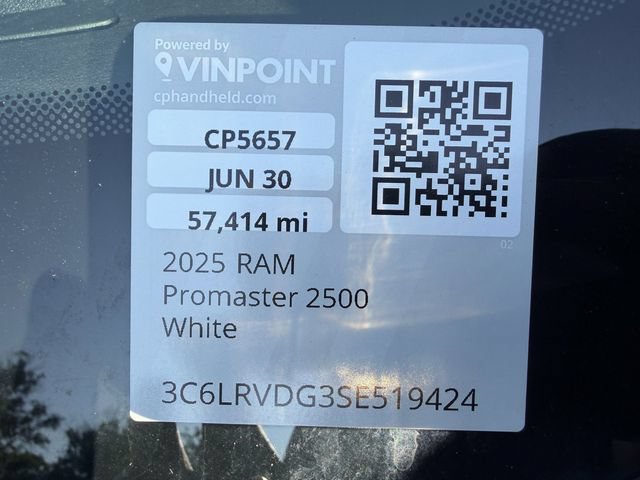 Used 2025 RAM ProMaster 2500 w/ Convenience Group FWD image 36