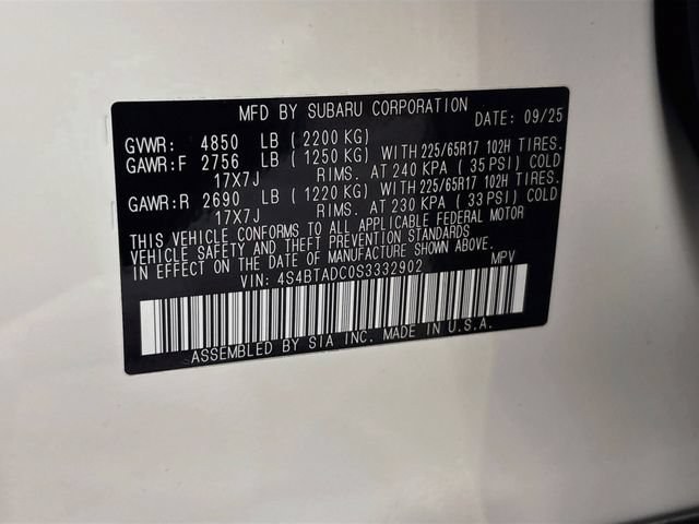 Certified 2025 Subaru Outback Premium AWD/4WD image 33