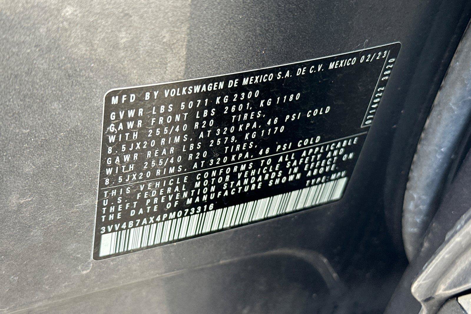 Certified 2023 Volkswagen Tiguan SEL R-Line AWD/4WD image 30