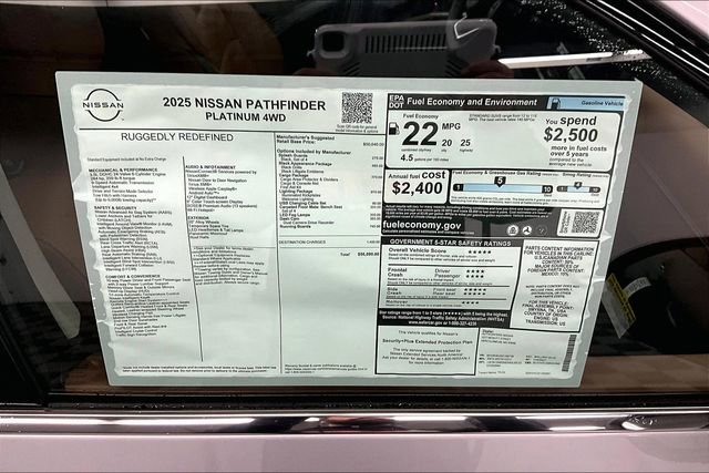 New 2025 Nissan Pathfinder Platinum w/ Lighting Package (N93) image 39