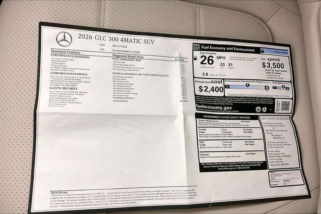 Used 2026 Mercedes-Benz GLC 300 4MATIC image 22