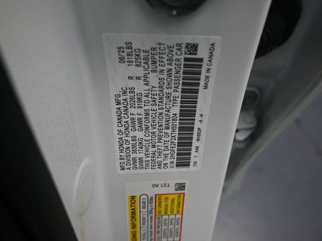 Certified 2026 Honda Civic LX image 19