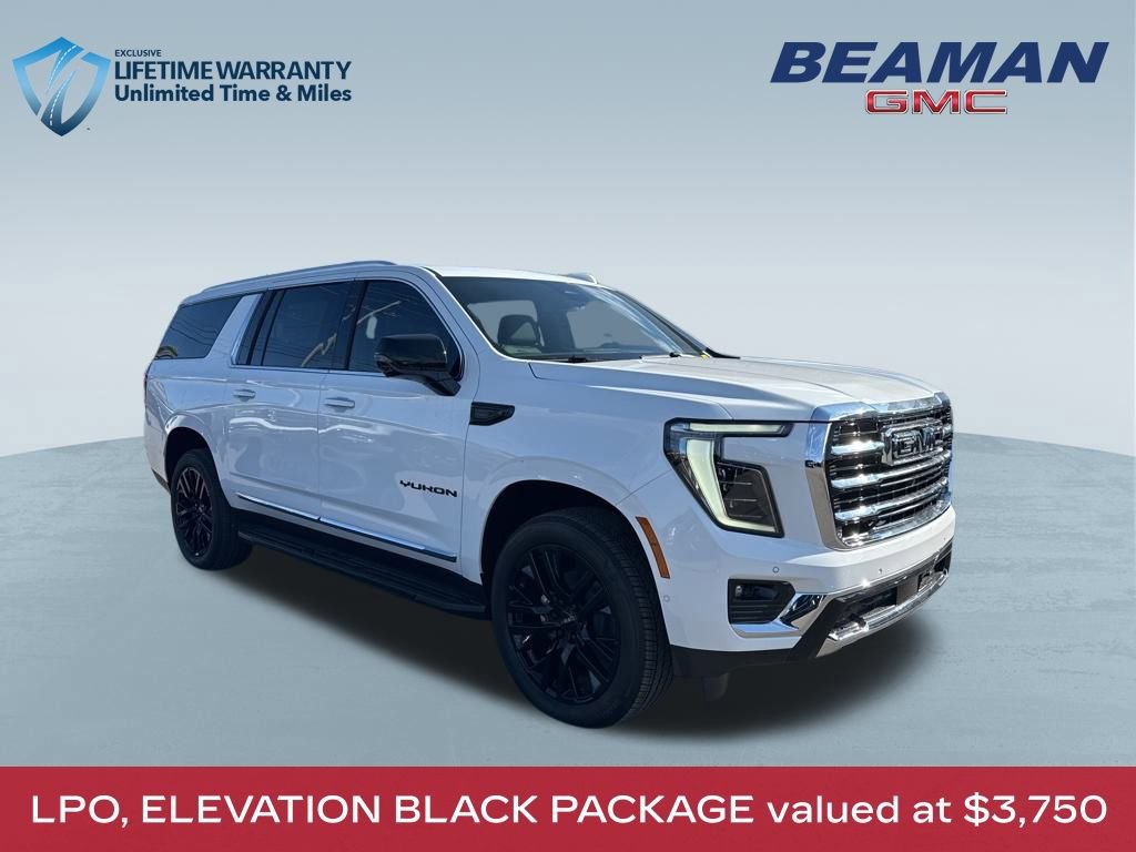 New 2026 GMC Yukon XL Elevation w/ LPO, Elevation Black Package
