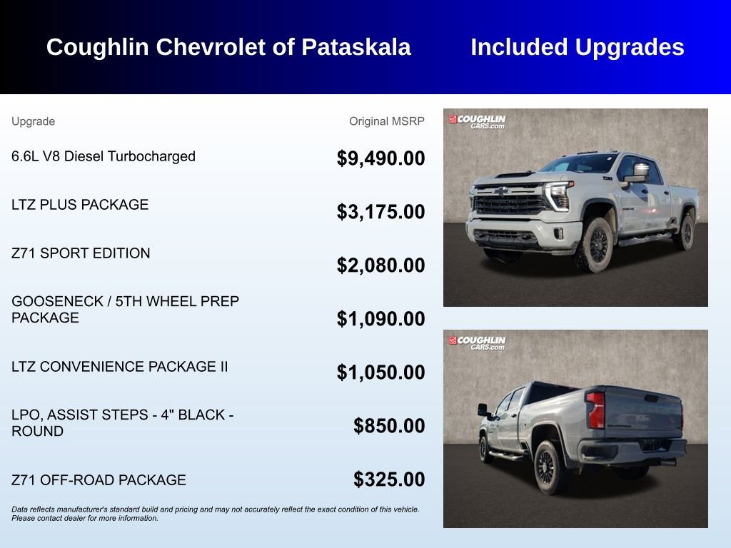 Used 2024 Chevrolet Silverado 3500 LTZ w/ LTZ Plus Package image 3