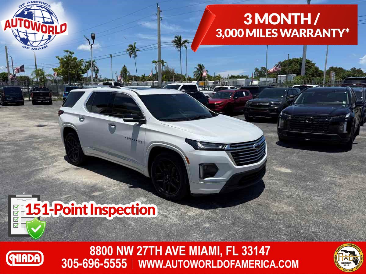 Used 2022 Chevrolet Traverse Premier w/ LPO, Blackout Package