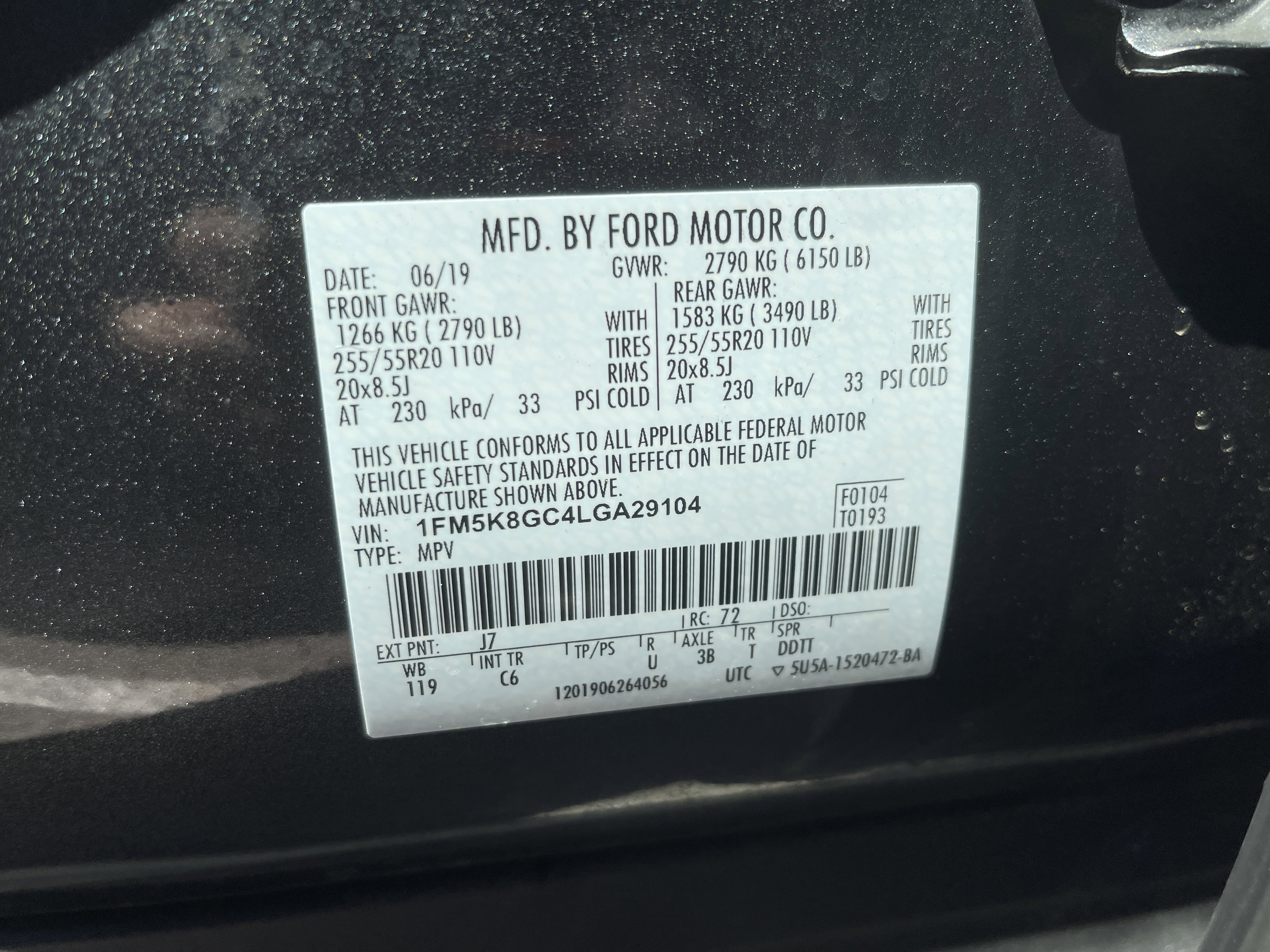 Used 2020 Ford Explorer ST w/ Premium Technology Package image 5