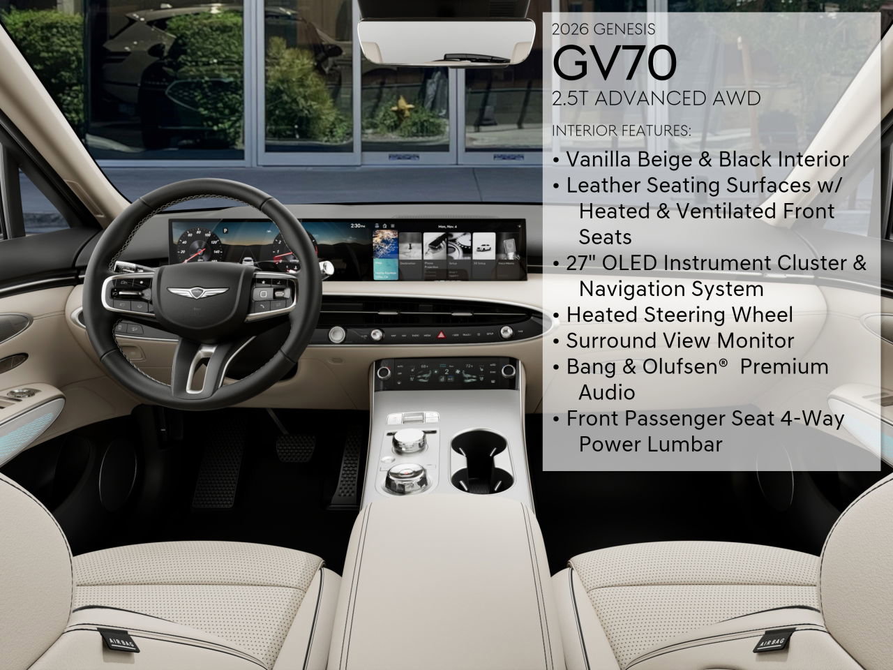 New 2026 Genesis GV70 2.5T Advanced image 17