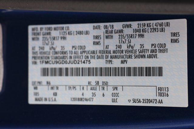 Used 2018 Ford Escape SE AWD/4WD image 16