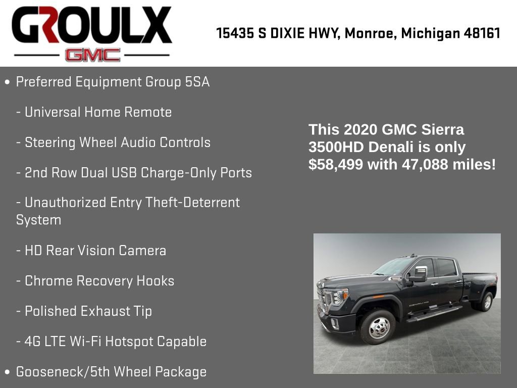 Used 2020 GMC Sierra 3500 Denali w/ Denali Ultimate Package image 31