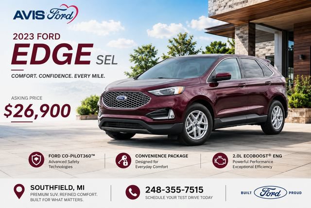 Used 2023 Ford Edge SEL w/ Convenience Package AWD/4WD image 1