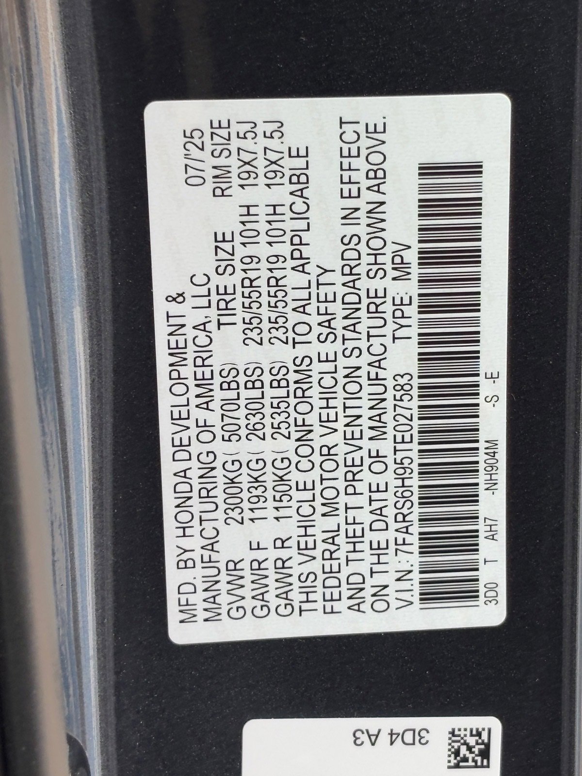 New 2026 Honda CR-V Sport Touring image 23