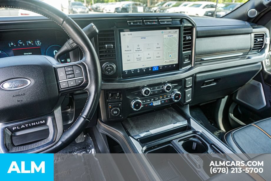 Used 2023 Ford F450 Platinum w/ Camper Package AWD/4WD image 32