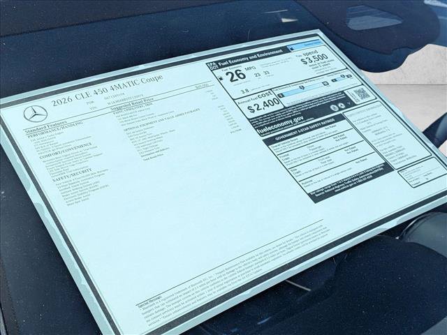 New 2026 Mercedes-Benz CLE 450 4MATIC Coupe image 17