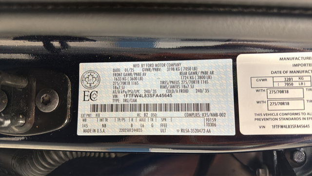 Used 2025 Ford F150 Tremor w/ Equipment Group 402A High AWD/4WD image 27