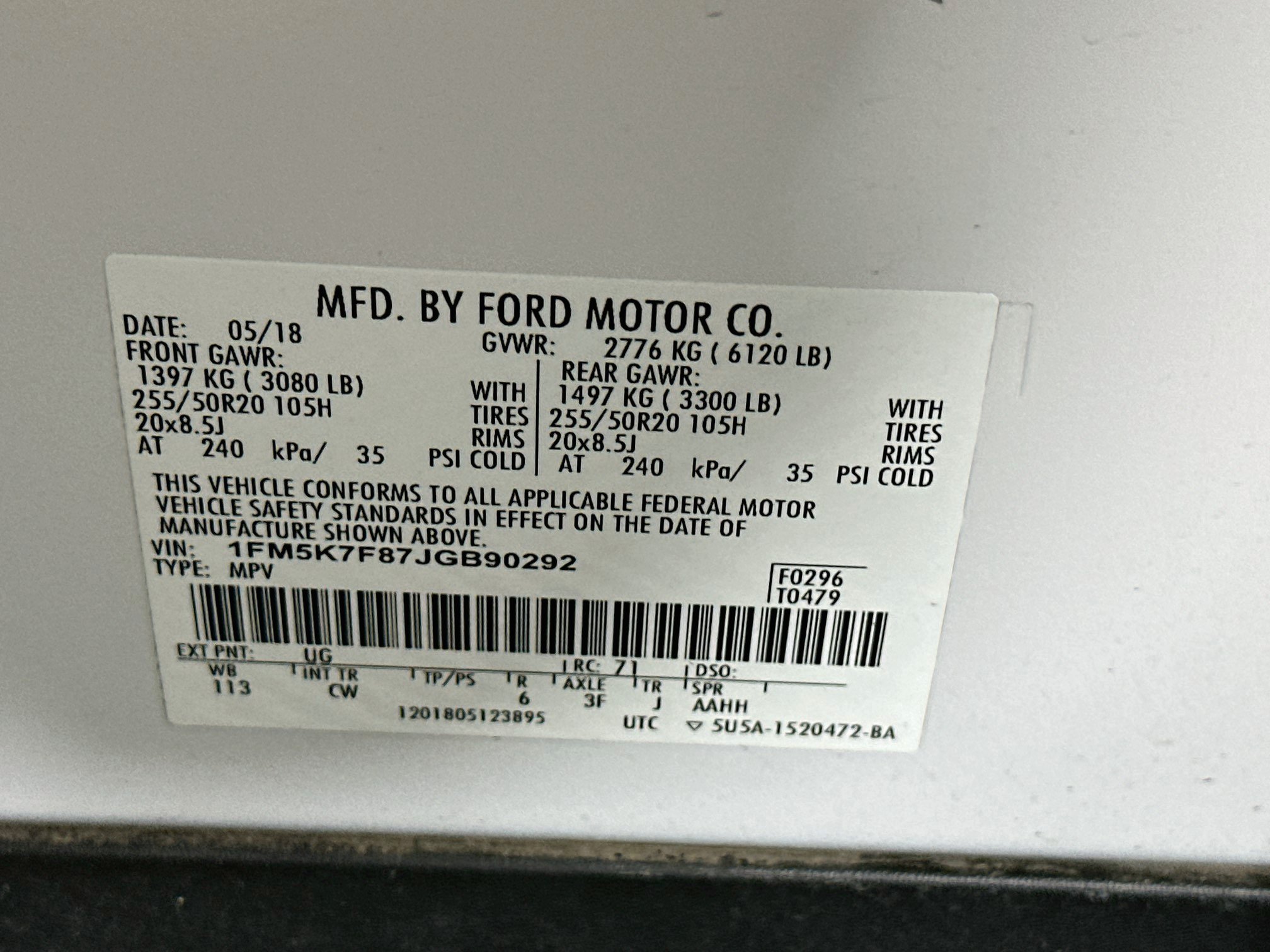 Used 2018 Ford Explorer Limited w/ Equipment Group 301A FWD image 12