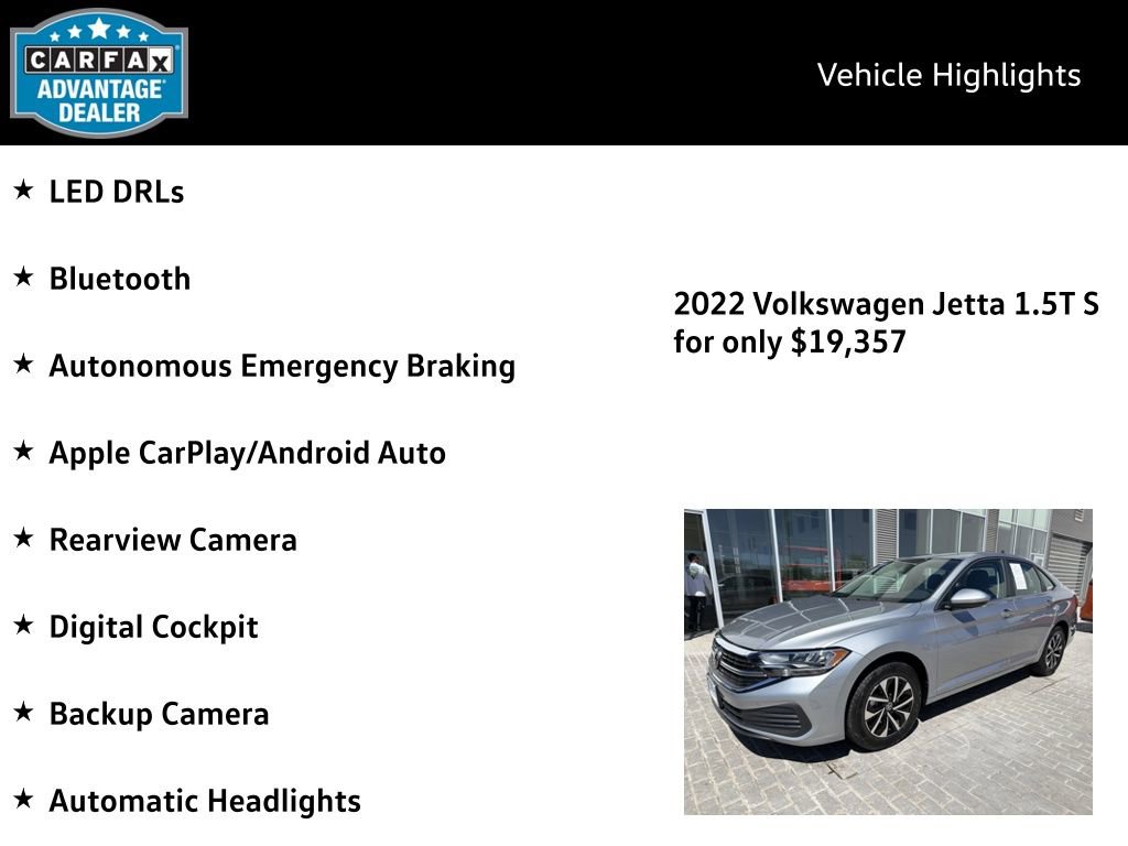 Certified 2022 Volkswagen Jetta S FWD image 4