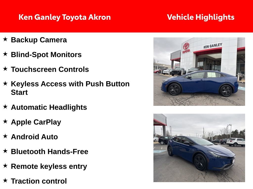 Used 2025 Toyota Prius LE image 2