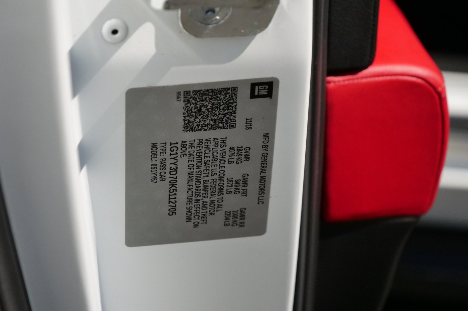 Used 2019 Chevrolet Corvette Grand Sport RWD image 37