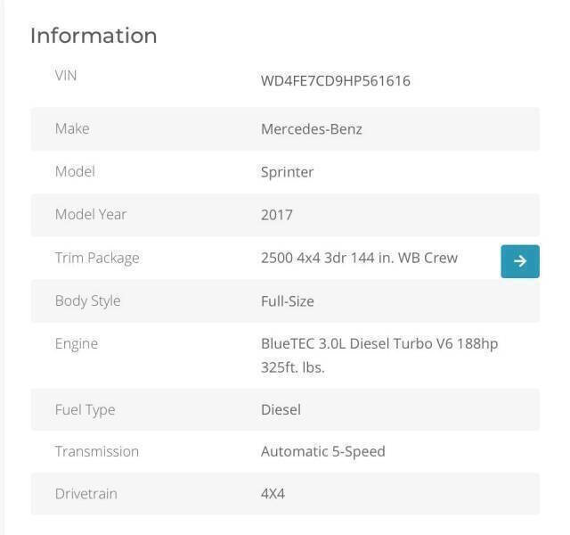 Used 2017 Mercedes-Benz Sprinter 2500 image 25