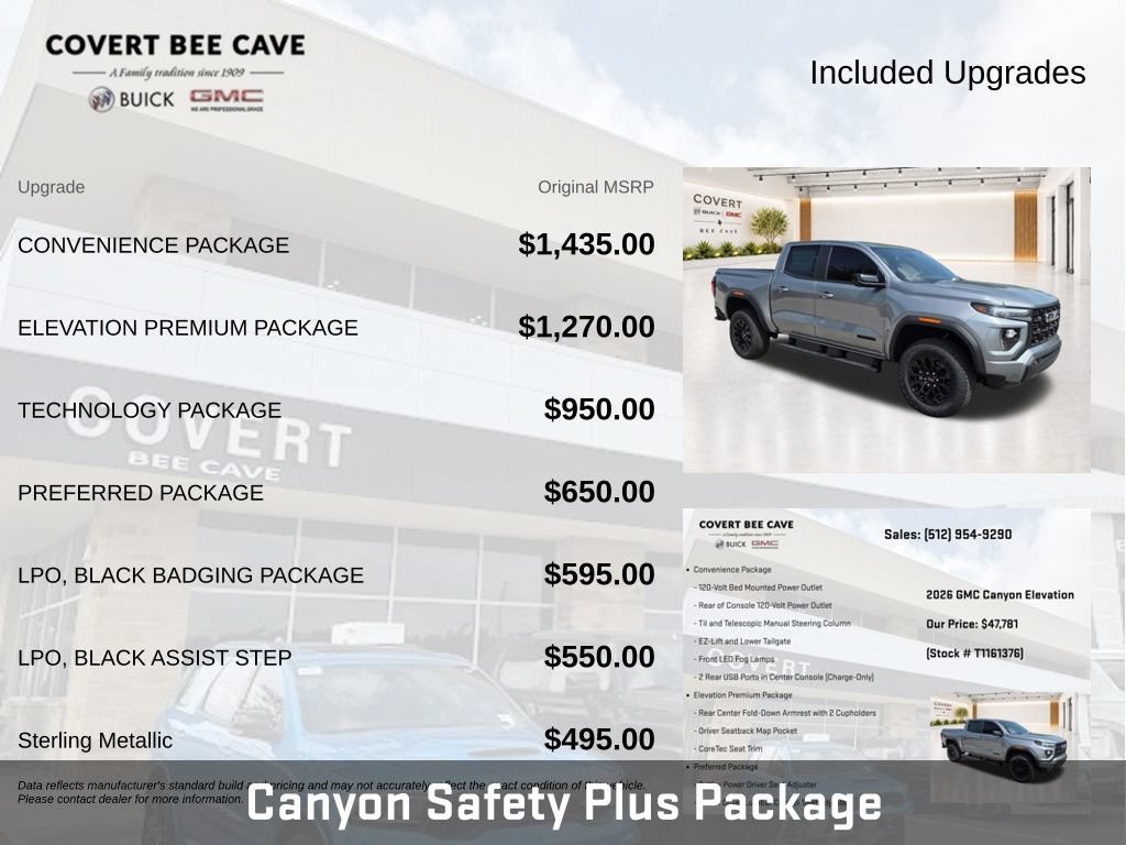 New 2026 GMC Canyon Elevation w/ Convenience Package AWD/4WD image 10