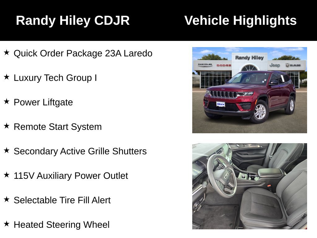 Used 2023 Jeep Grand Cherokee Laredo w/ Luxury Tech Group I AWD/4WD image 5