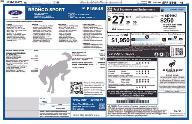 New 2025 Ford Bronco Sport Big Bend image 45