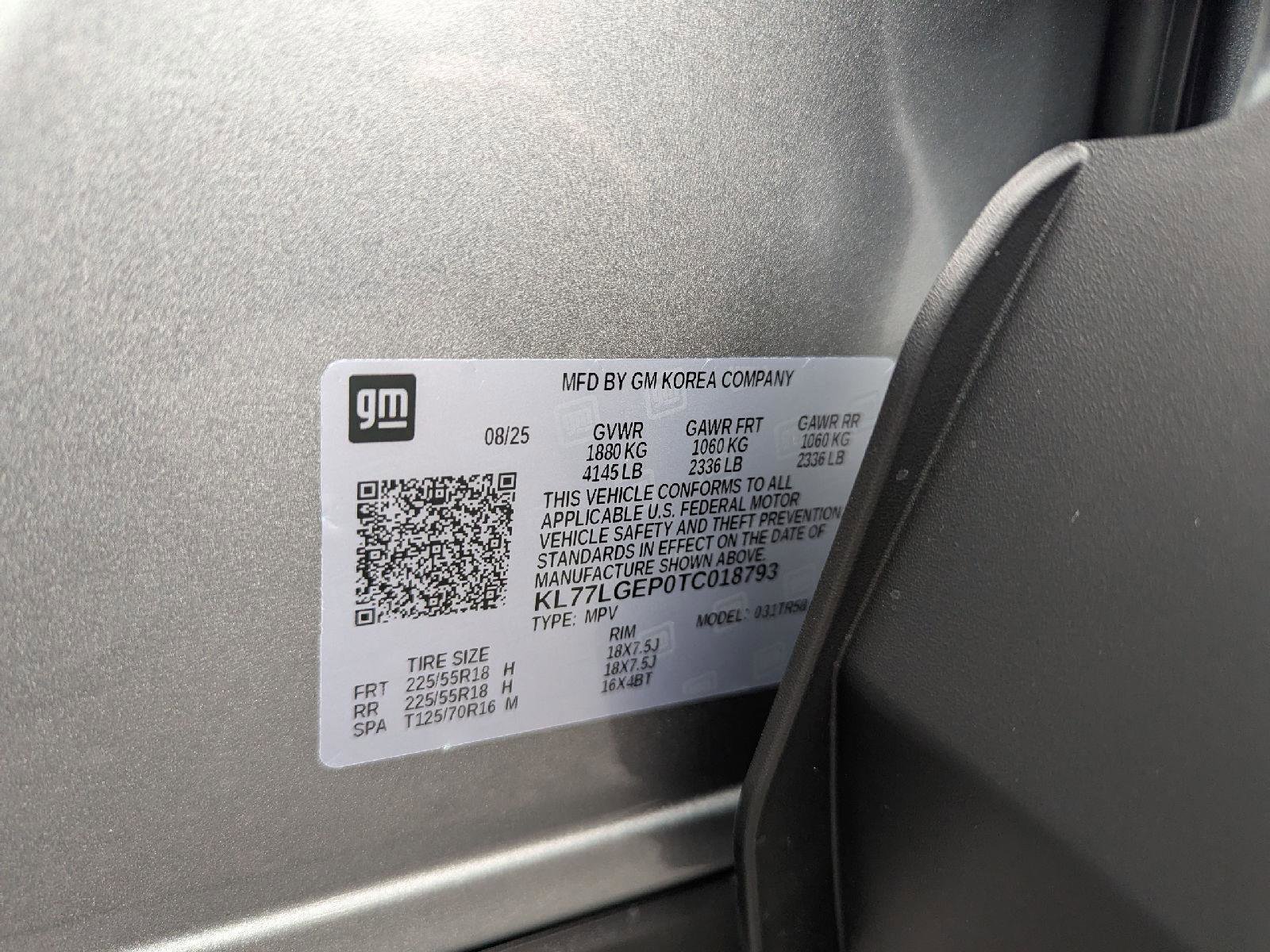 New 2026 Chevrolet Trax RS w/ Sunroof Package image 43