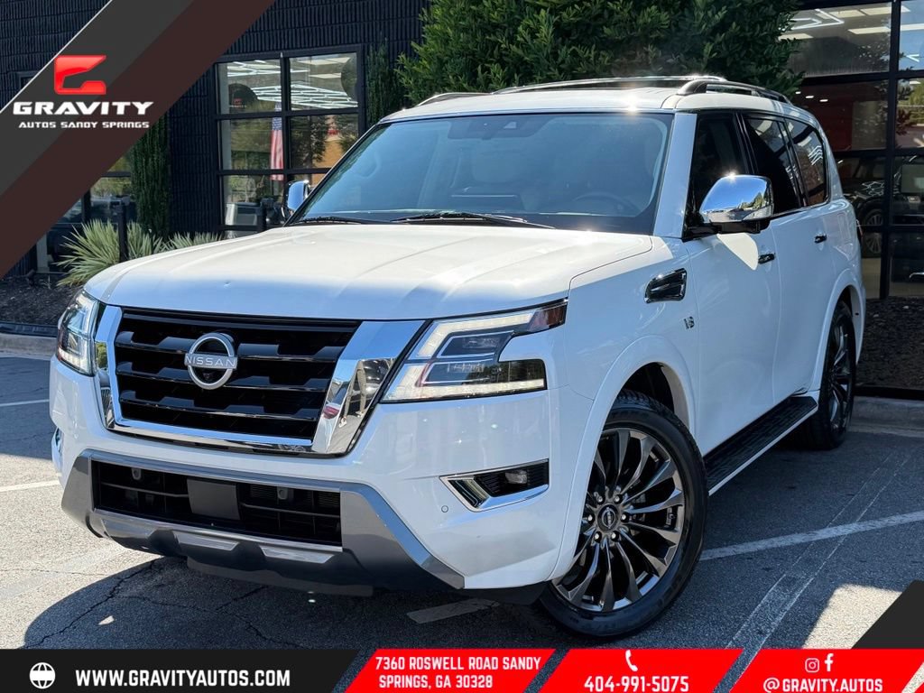 Used 2022 Nissan Armada Platinum w/ Captain's Chairs Package