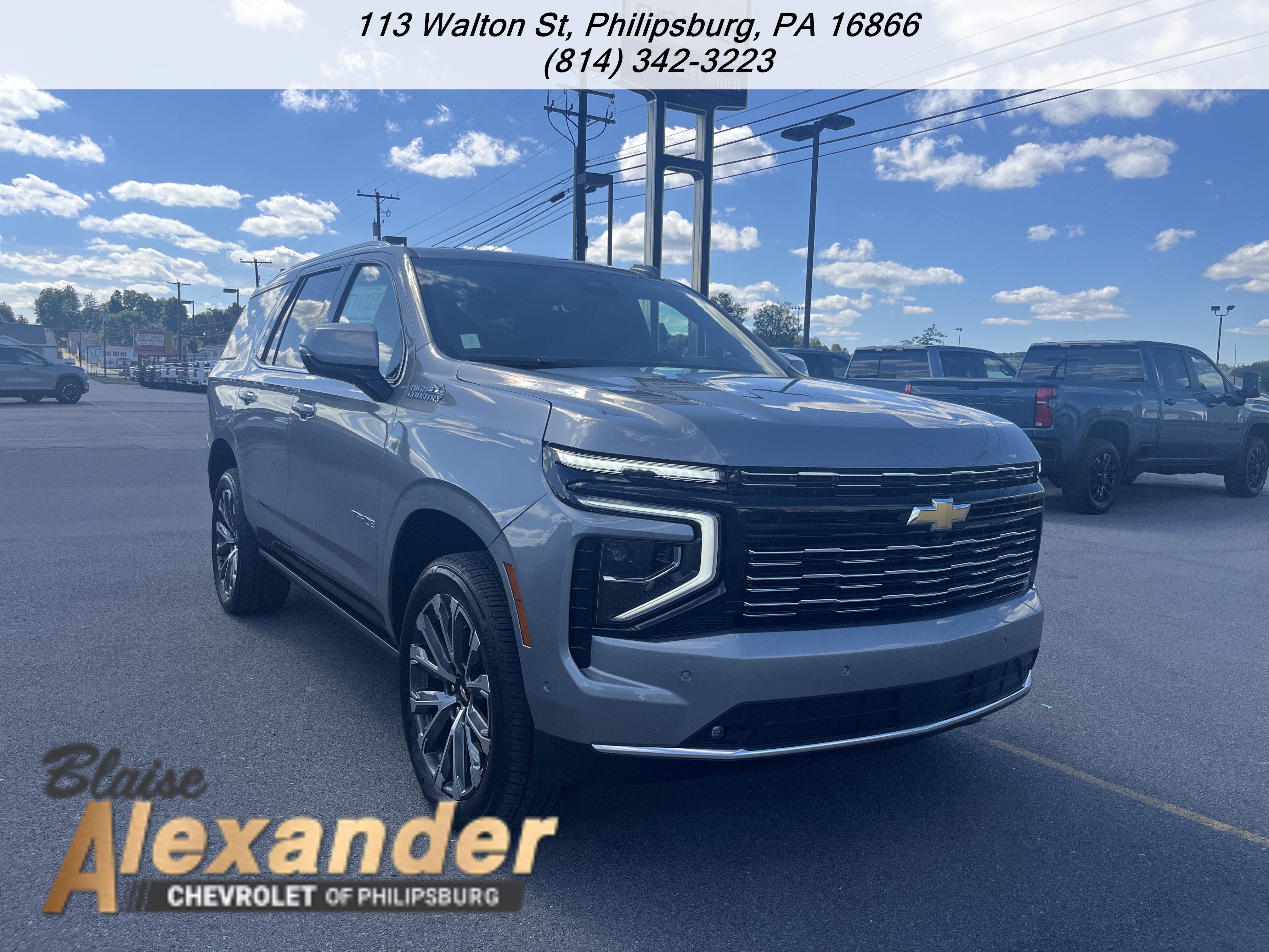 New 2026 Chevrolet Tahoe High Country AWD/4WD image 1