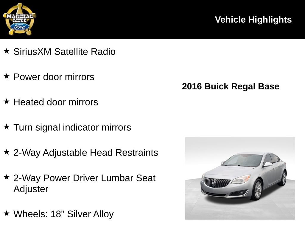 Used 2016 Buick Regal FWD image 2