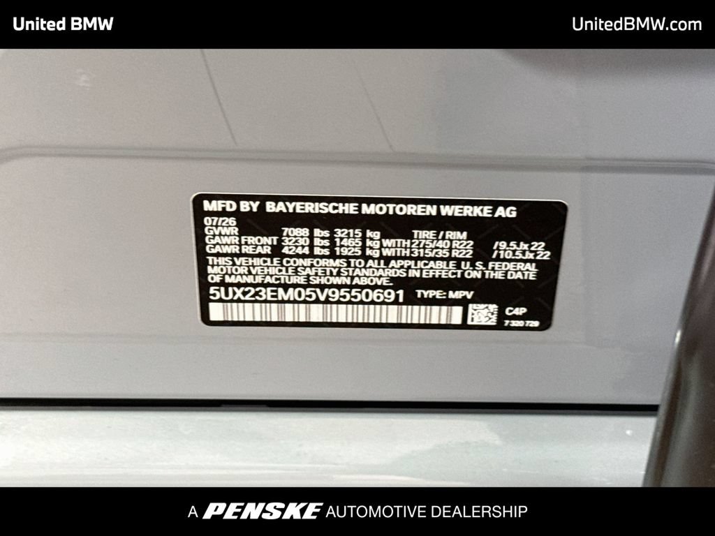 New 2027 BMW X7 xDrive40i w/ Executive Package AWD/4WD image 16