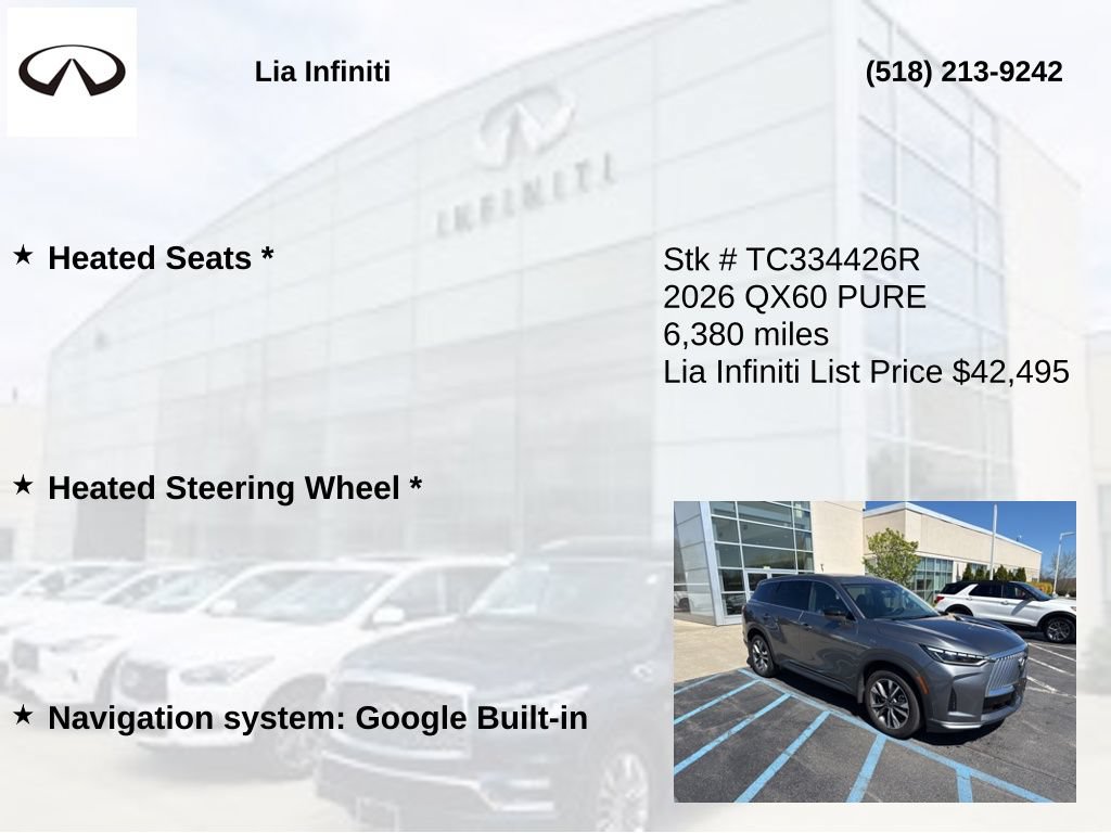 Certified 2026 INFINITI QX60 Pure w/ Cargo Package AWD/4WD image 20