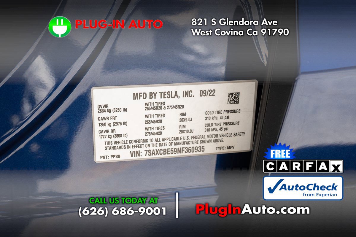 Used 2022 Tesla Model X AWD/4WD image 8