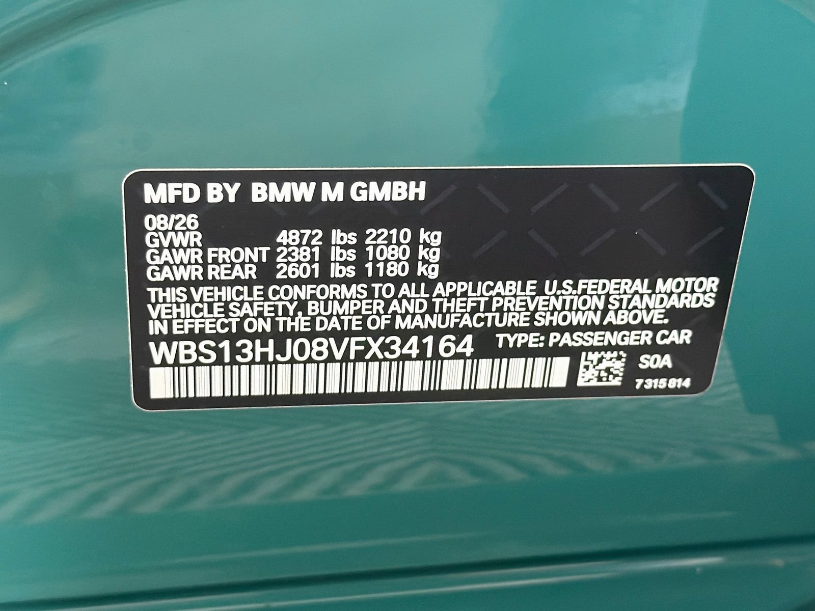 New 2027 BMW M3 w/ M Carbon Exterior Package RWD image 36