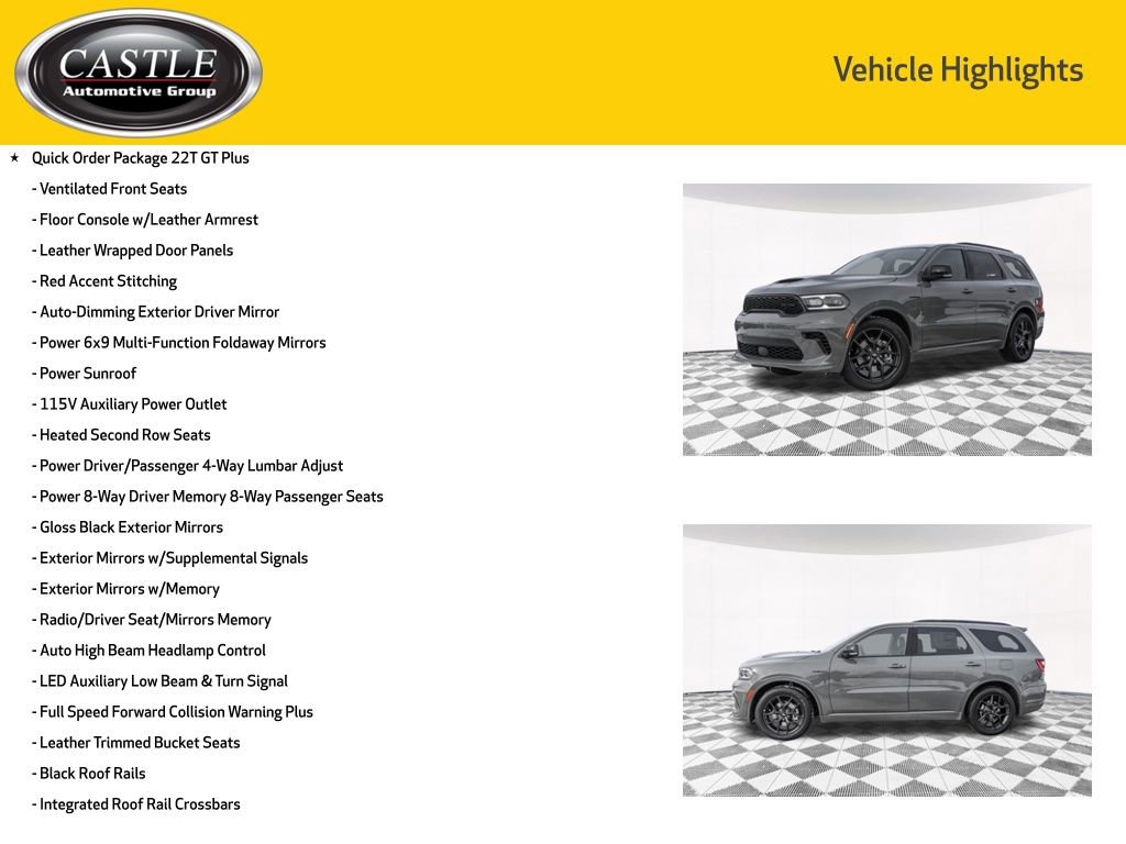 New 2026 Dodge Durango GT image 3