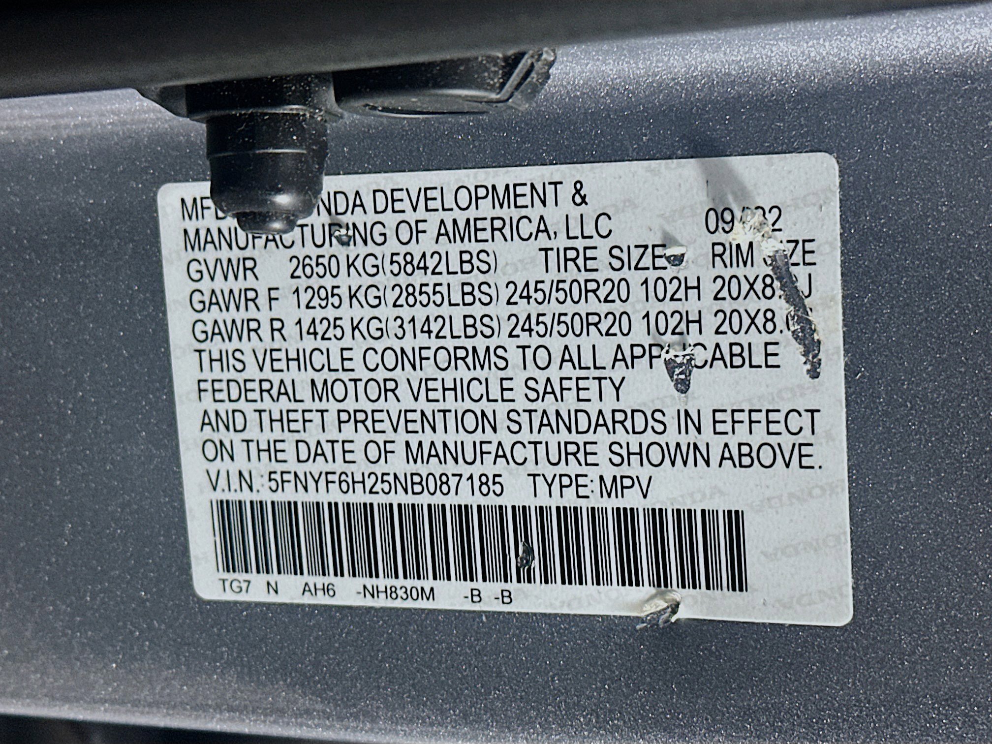 Used 2022 Honda Pilot Special Edition image 12