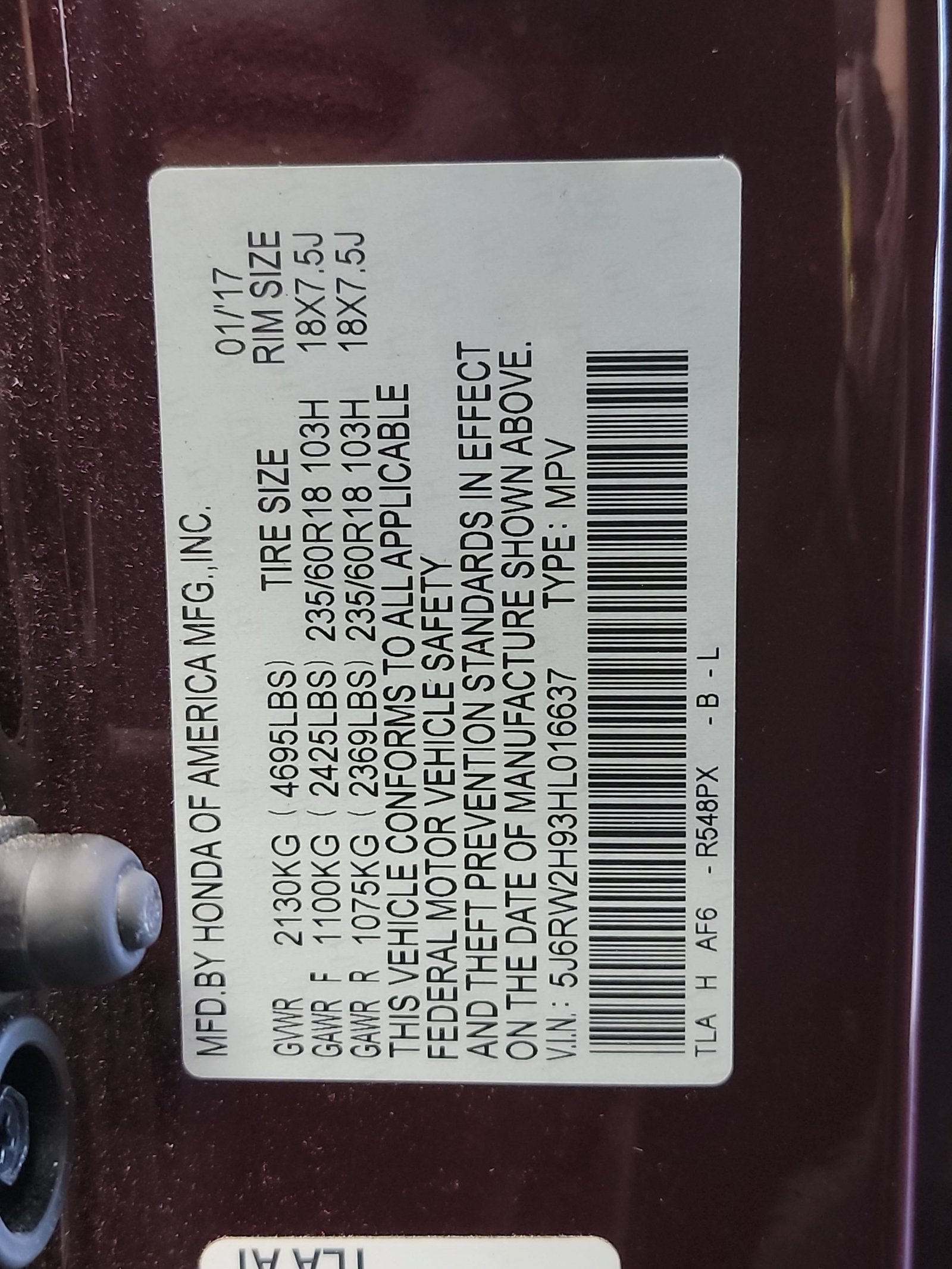 Used 2017 Honda CR-V Touring image 33