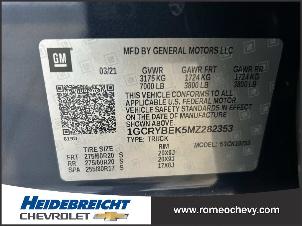 Used 2021 Chevrolet Silverado 1500 Custom AWD/4WD image 8