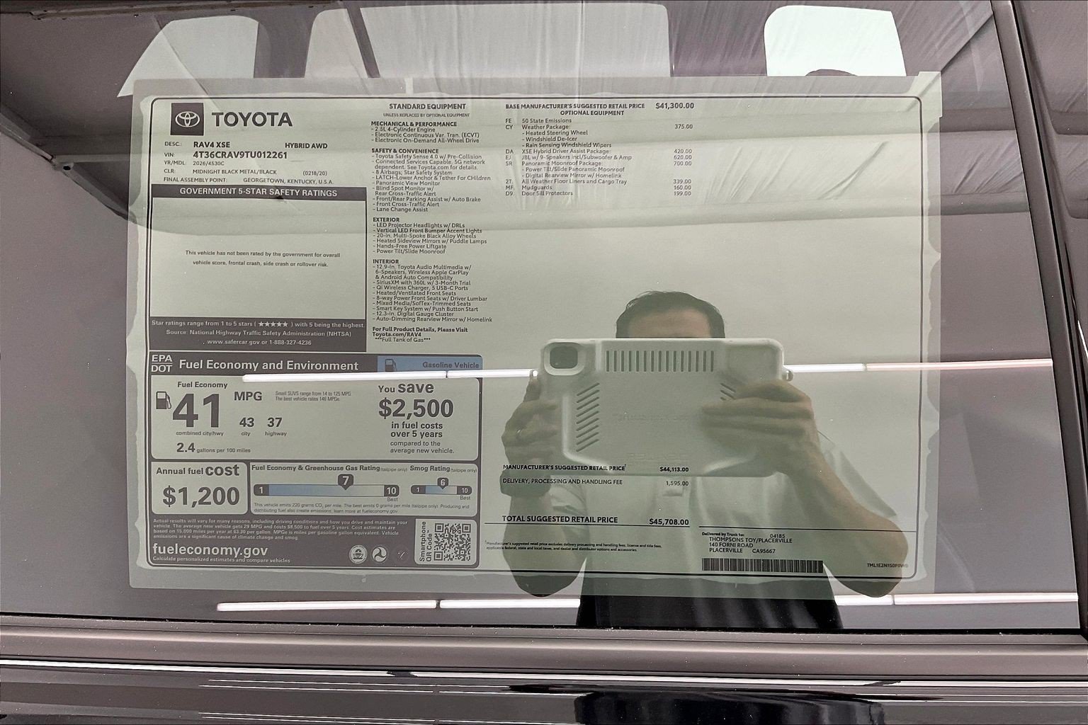 New 2026 Toyota RAV4 XSE w/ Panoramic Sun Roof Package AWD/4WD image 21