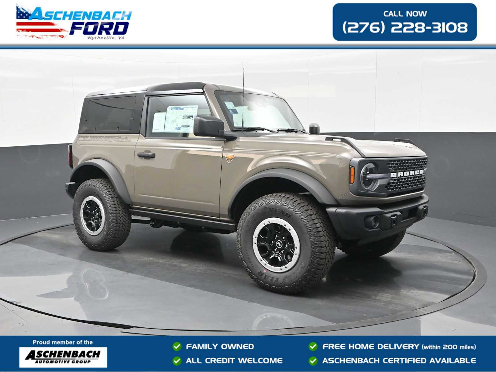 New 2025 Ford Bronco Badlands w/ Sasquatch Package
