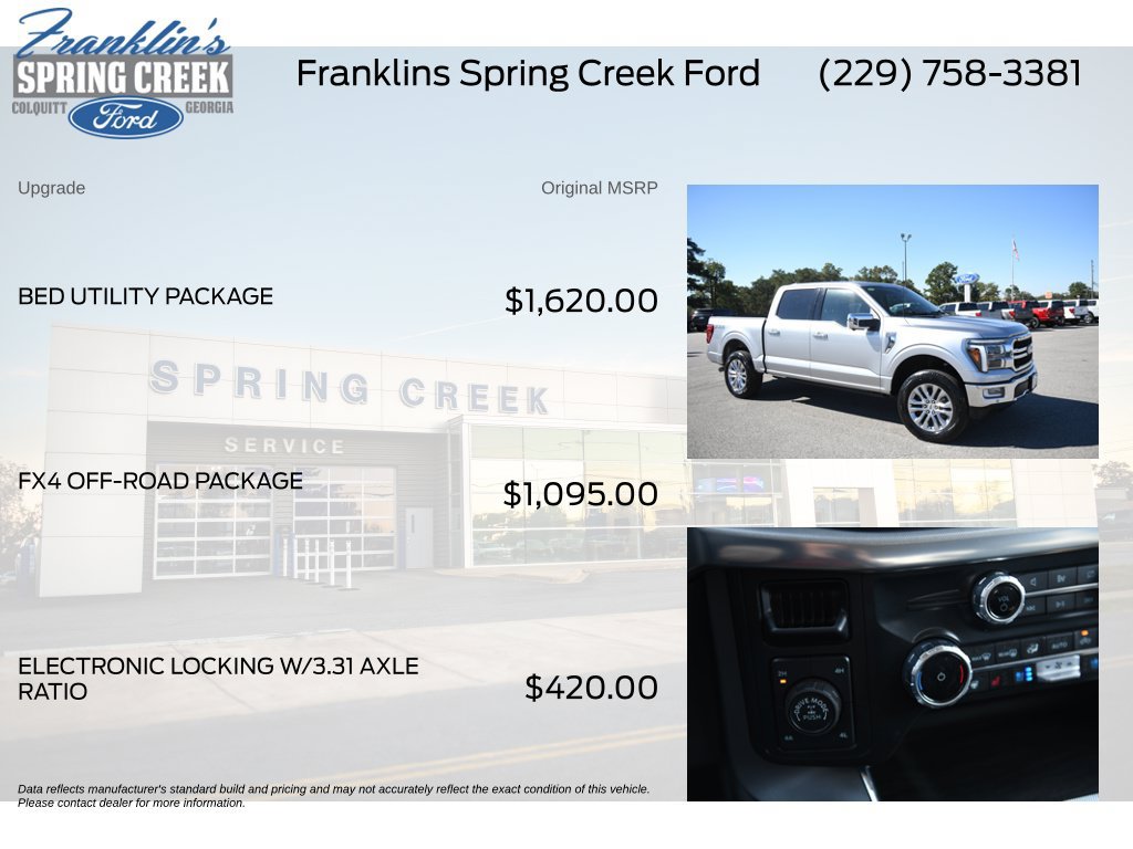 Used 2024 Ford F150 Lariat w/ Bed Utility Package AWD/4WD image 5