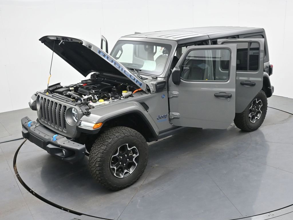 Used 2021 Jeep Wrangler Unlimited Rubicon 4xe w/ Steel Bumper Group image 39