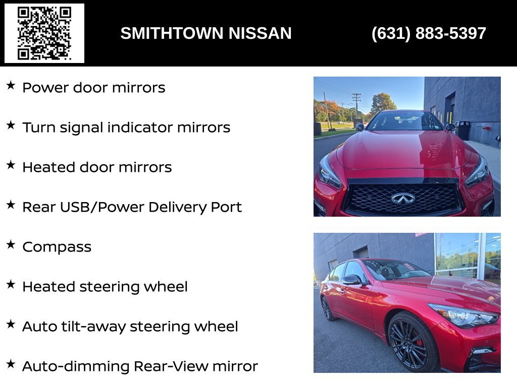 Used 2023 INFINITI Q50 Red Sport 400 AWD/4WD image 15