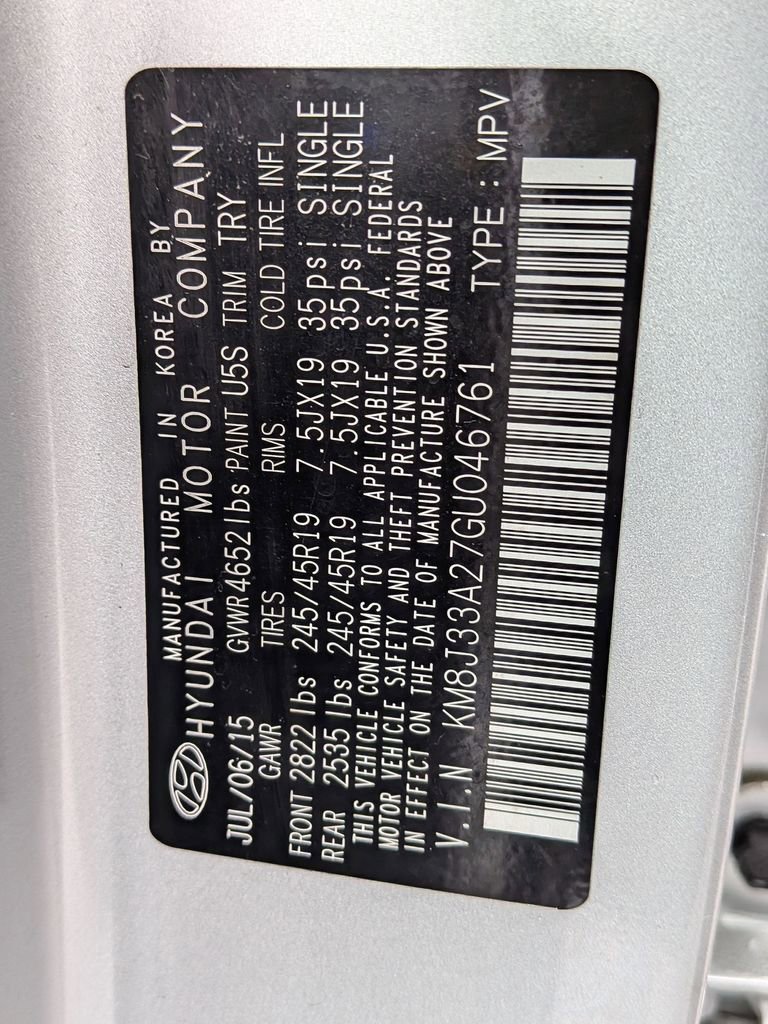 Used 2016 Hyundai Tucson Limited w/ Option Group 03 image 31