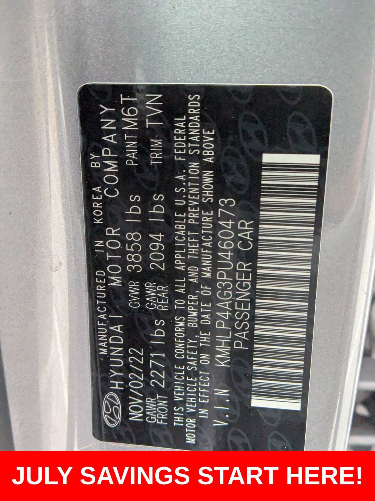 Used 2023 Hyundai Elantra Limited w/ Cargo Package FWD image 23