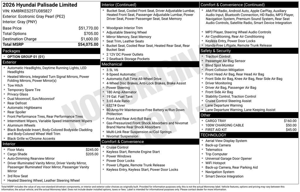 New 2026 Hyundai Palisade Limited image 3