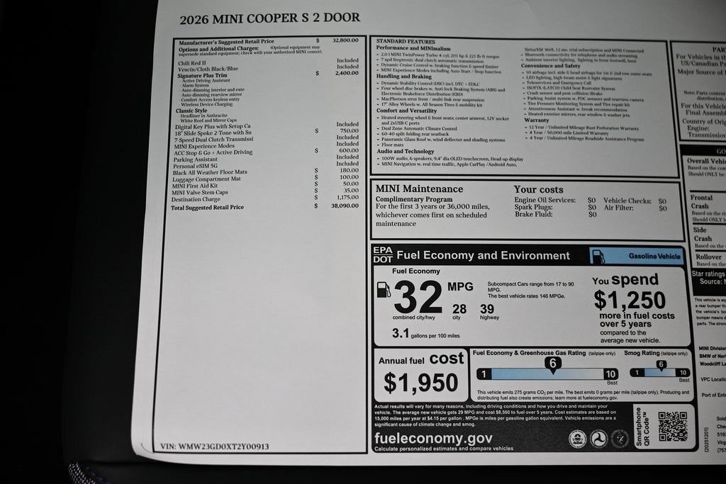 New 2026 MINI Cooper S FWD image 39