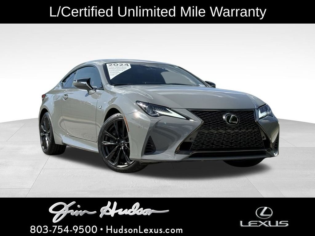 Certified 2024 Lexus RC 300 F Sport w/ Navigation Package RWD image 1